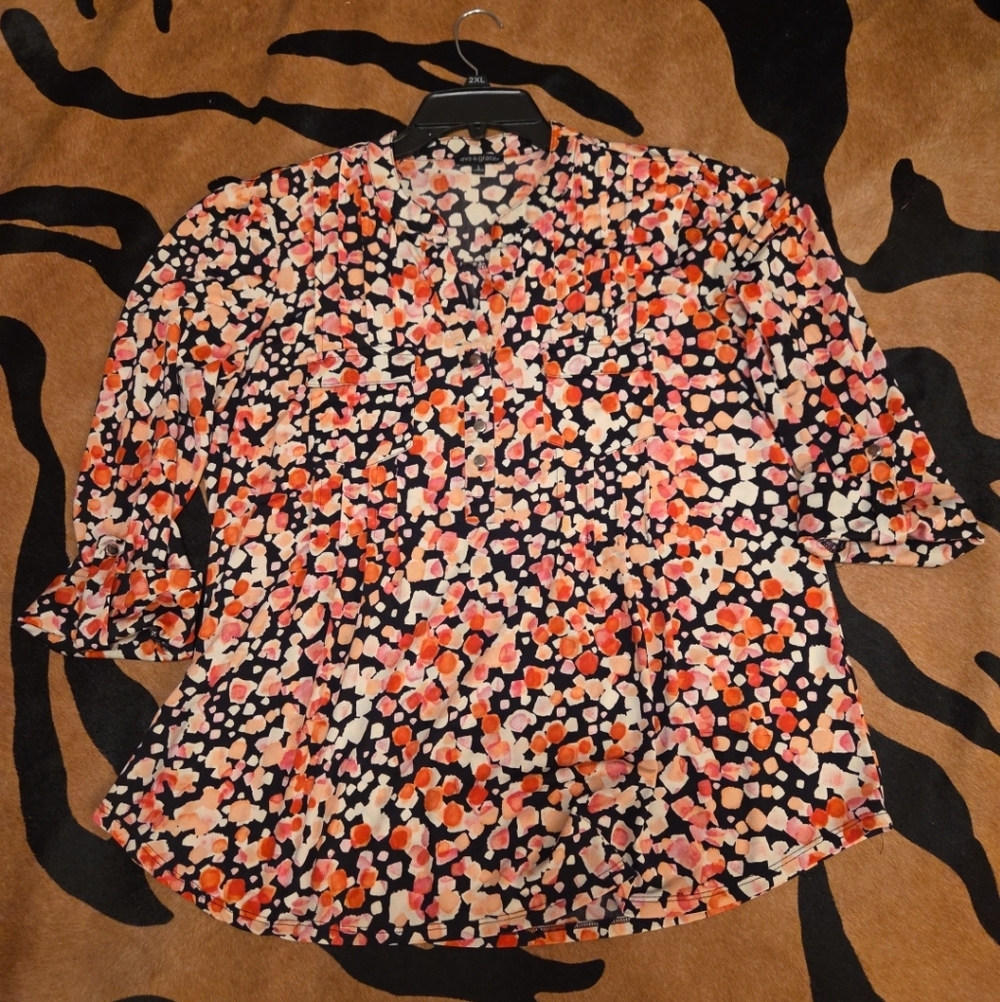 Floral Women's Top - Multicolor